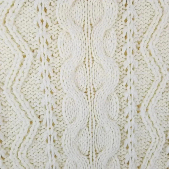 Kentcrest Women's Vintage Cream Cable Knit Chunky Sweater Sz M - Picture 5 of 7